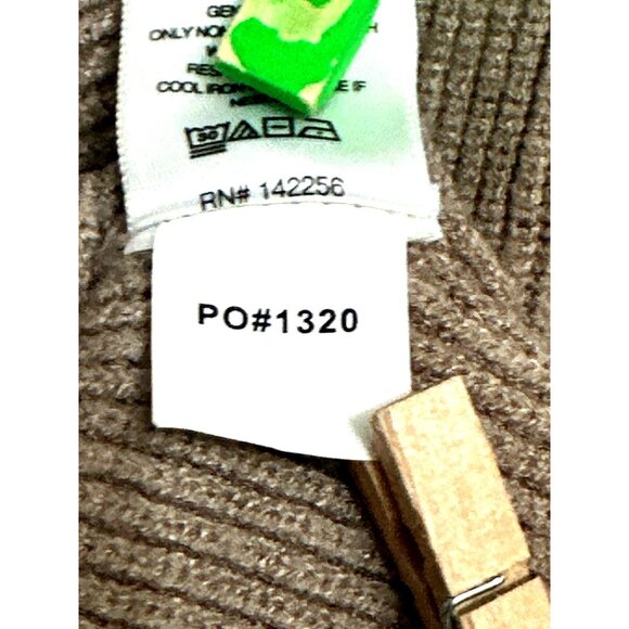 Figs Size Medium Tan Brown Ribbed Pocket Sweater Minimalist City Casual Style - Picture 11 of 12